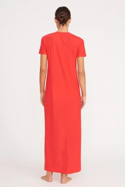Cover-Ups<STAUD OTTILIE DRESS RED ROSE REDROSE