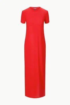 Cover-Ups<STAUD OTTILIE DRESS RED ROSE REDROSE