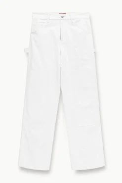 Denim|Pants & Shorts<STAUD PAINTER PANT WHITE