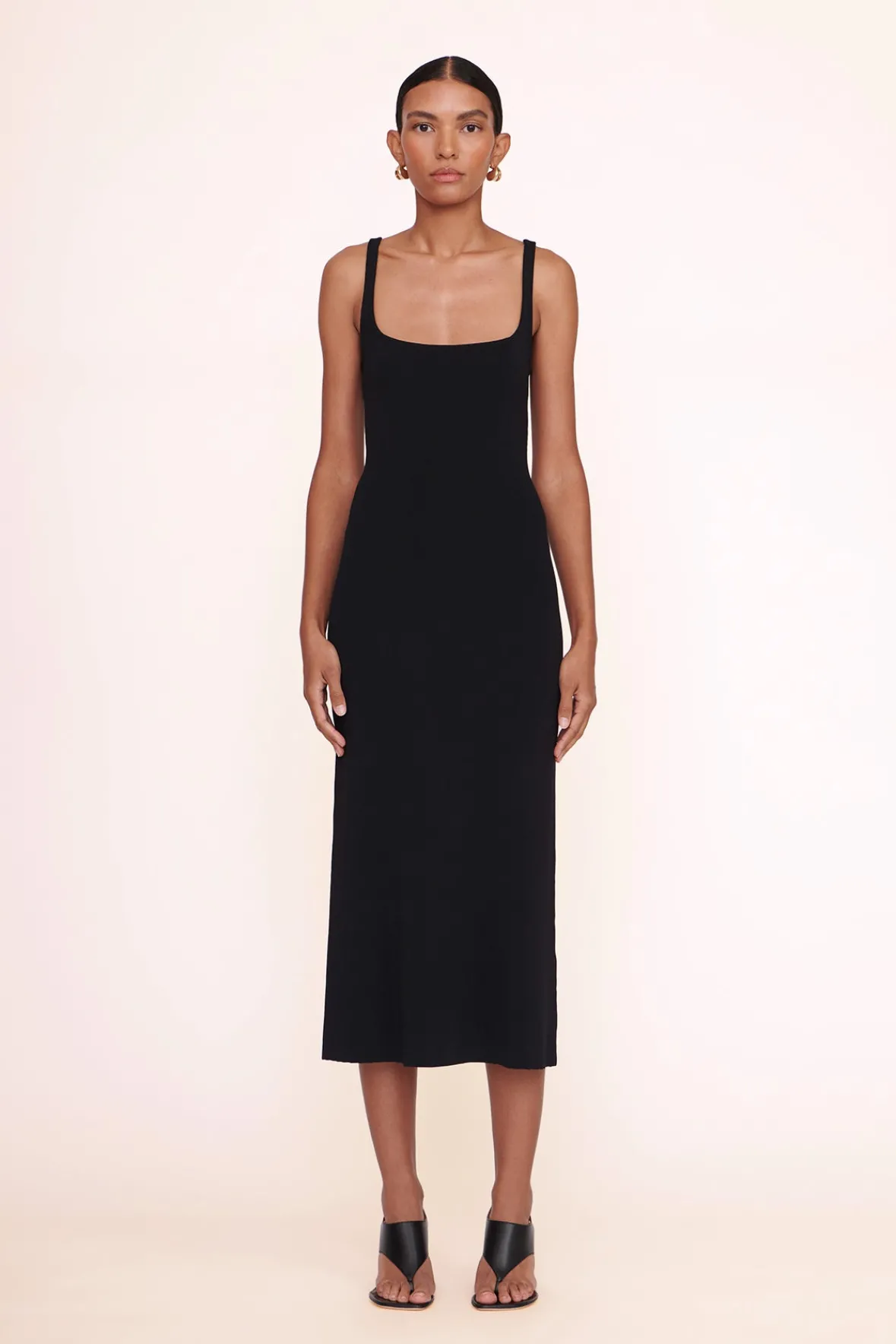 Dresses<STAUD PAITYN DRESS BLACK