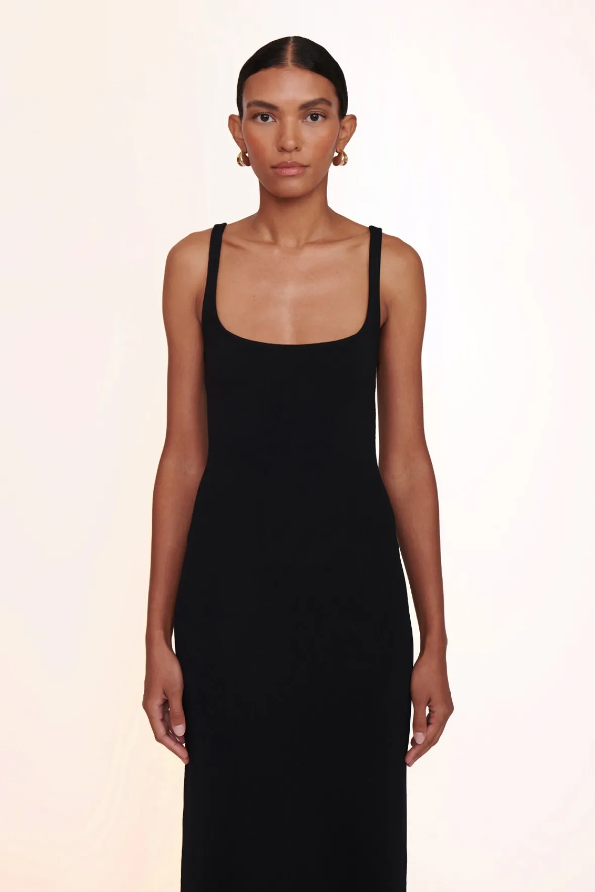 Dresses<STAUD PAITYN DRESS BLACK