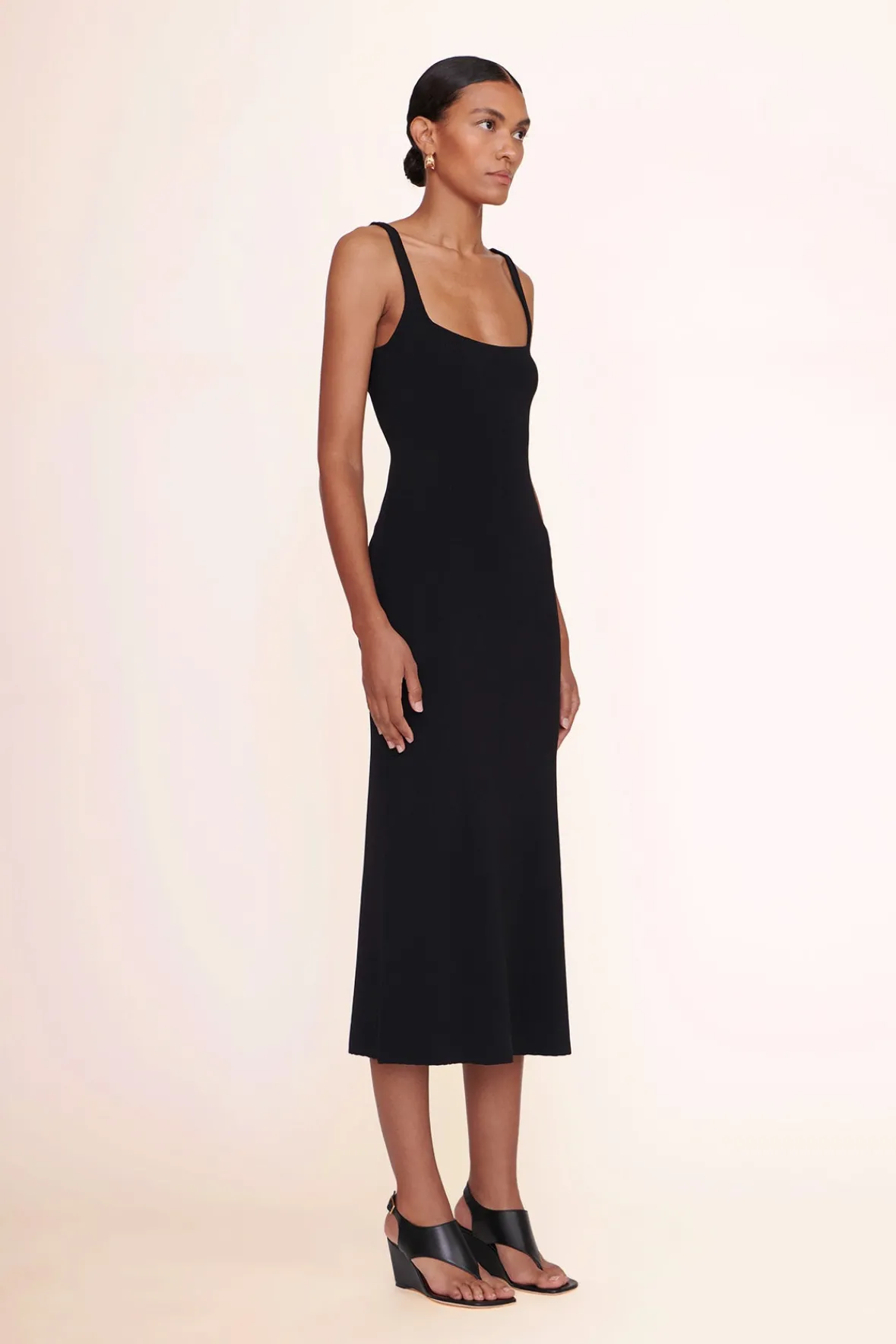 Dresses<STAUD PAITYN DRESS BLACK