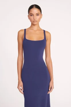 Dresses<STAUD PAITYN DRESS   NAVY