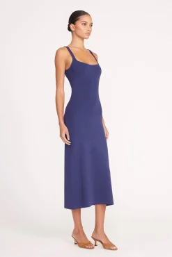 Dresses<STAUD PAITYN DRESS   NAVY