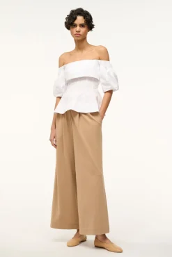 Poplin Shop|Tops<STAUD PALERMO TOP   WHITE