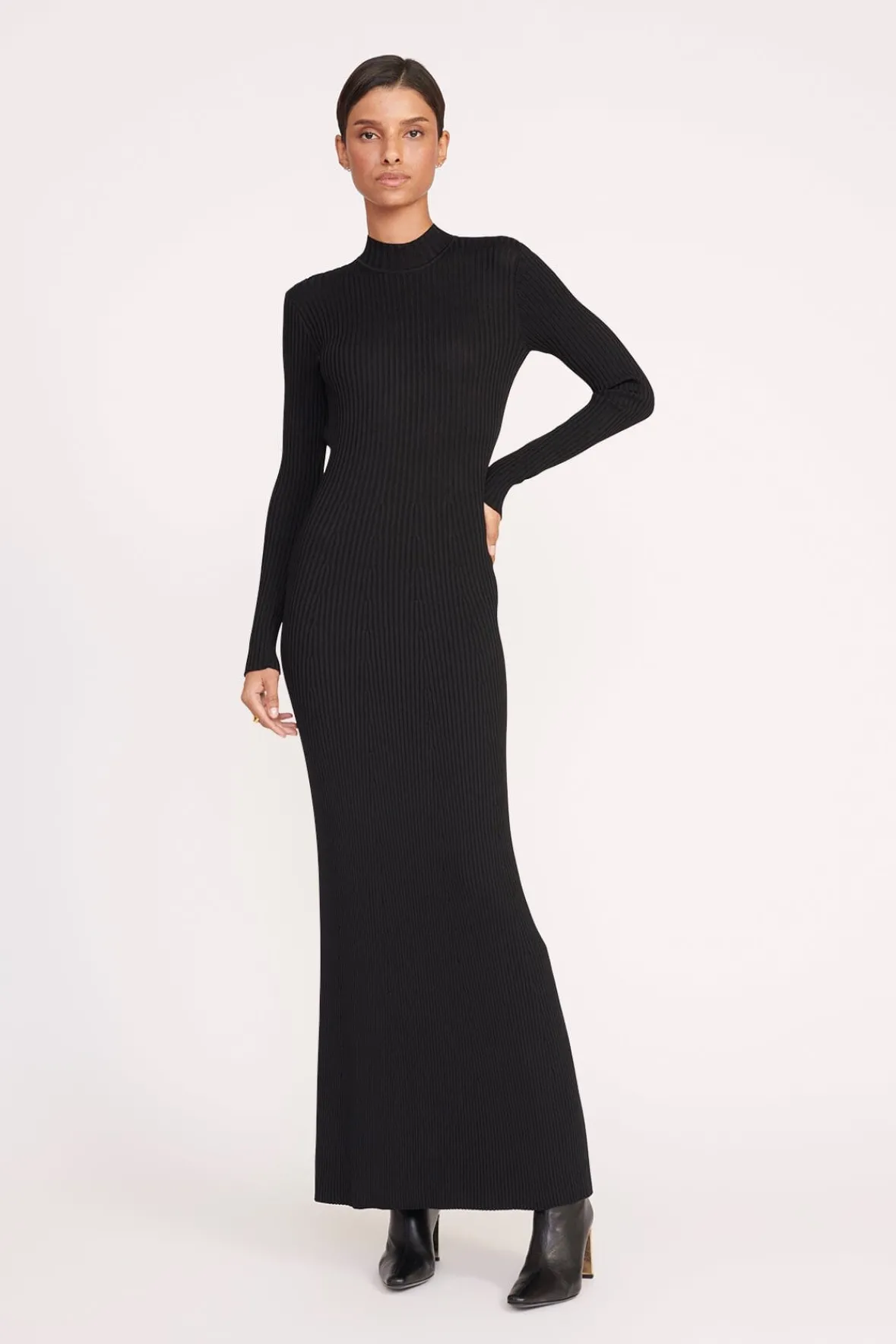 Dresses<STAUD PALMIRA DRESS BLACK