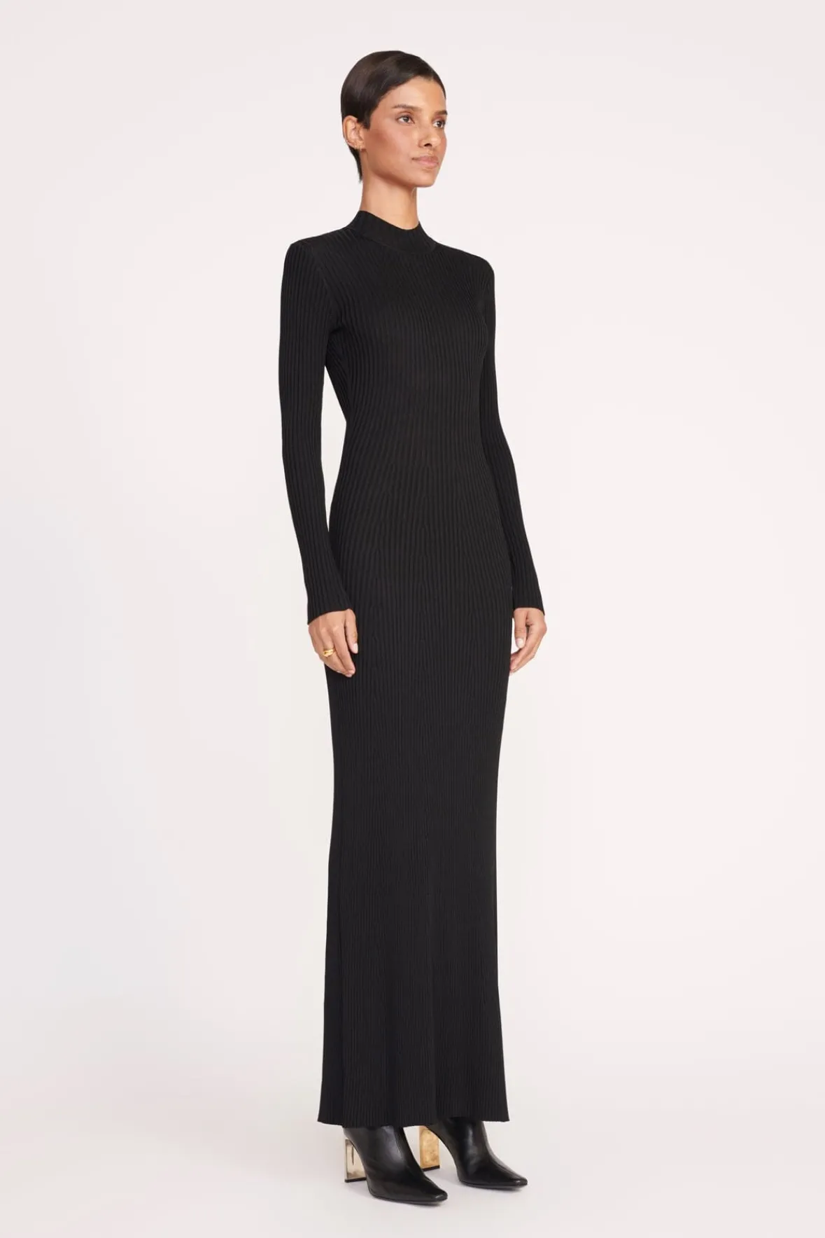 Dresses<STAUD PALMIRA DRESS BLACK