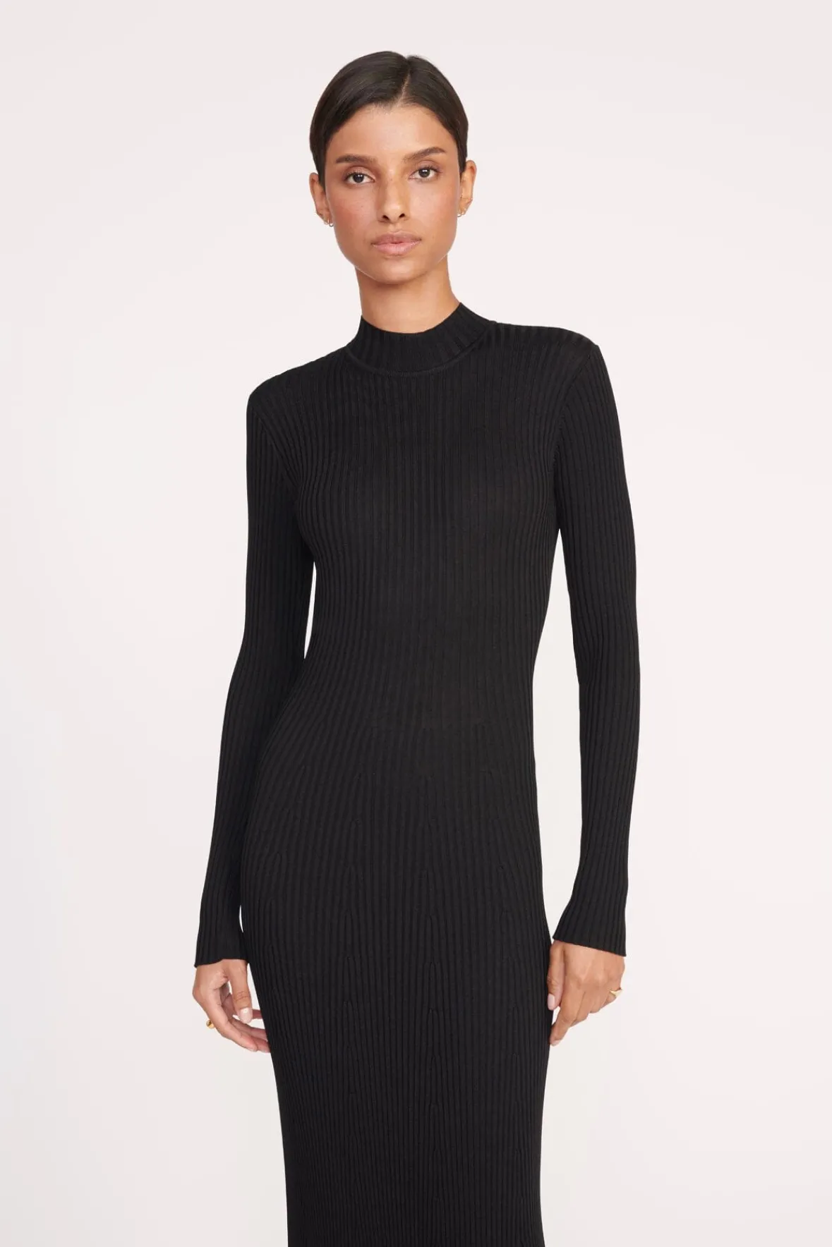 Dresses<STAUD PALMIRA DRESS BLACK