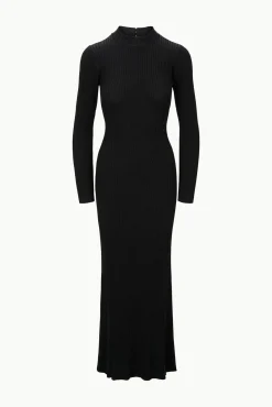 Dresses<STAUD PALMIRA DRESS BLACK