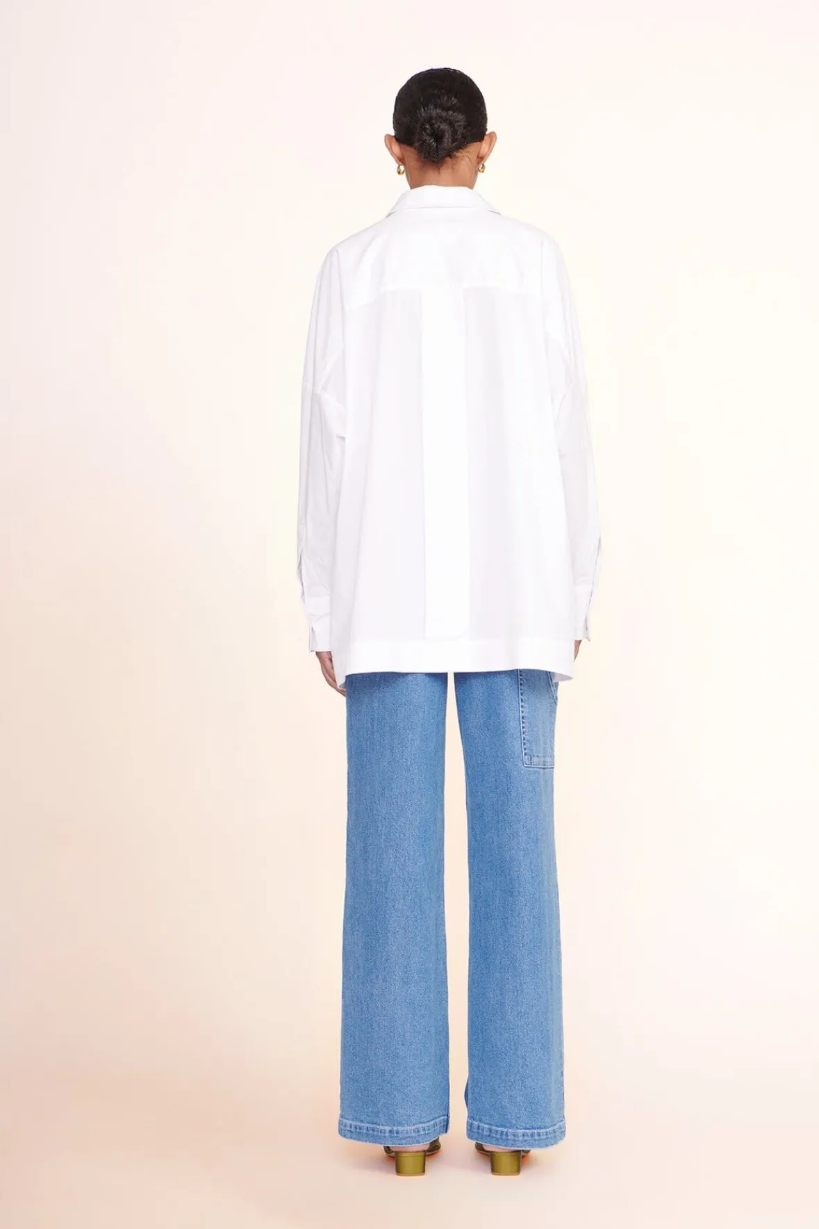 Poplin Shop<STAUD PAYTON TOP WHITE