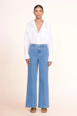 Poplin Shop<STAUD PAYTON TOP WHITE