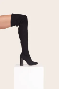 The Boot Shop<STAUD PAZ OVER THE KNEE BOOT   BLACK