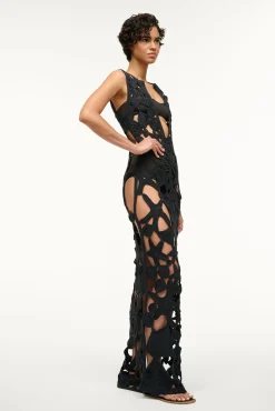 Cover-Ups|Dresses<STAUD PELLEGRINO DRESS   BLACK