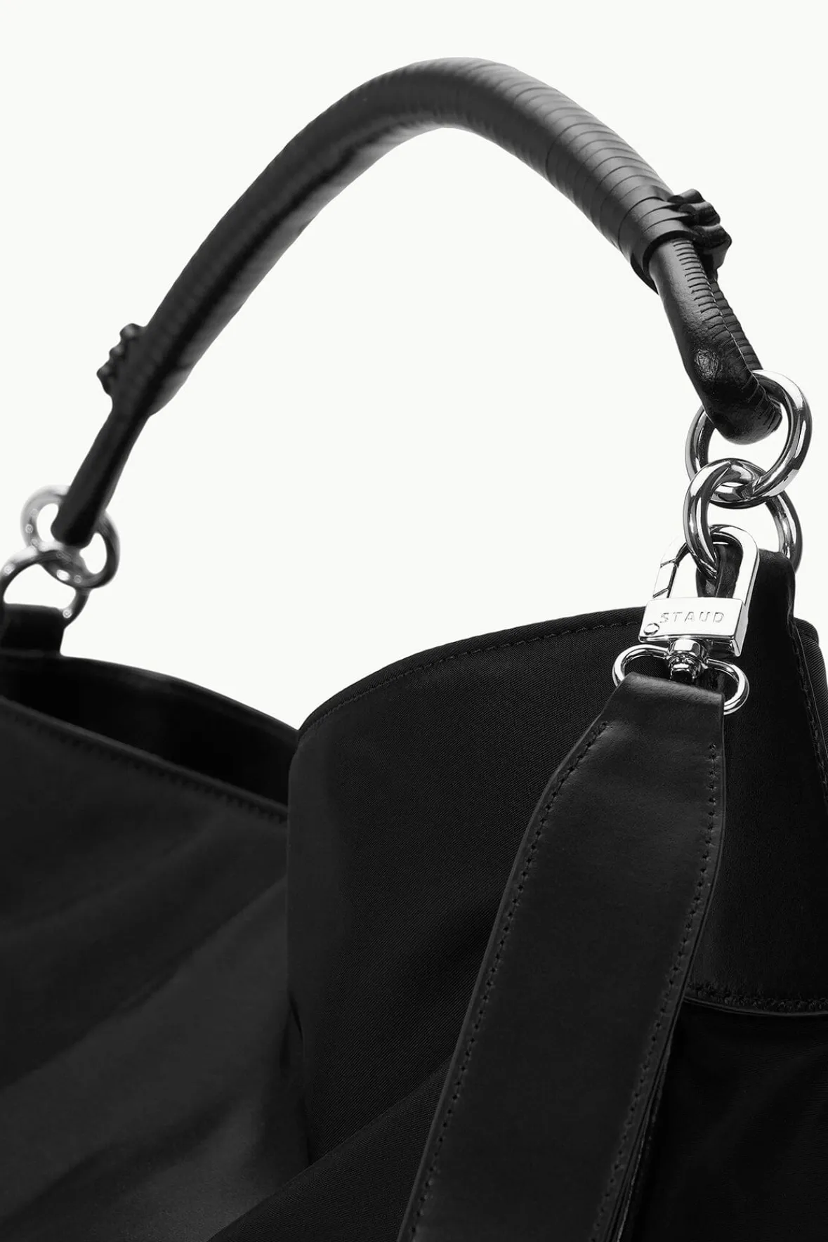 Totes<STAUD PERRY BAG NYLON BLACK