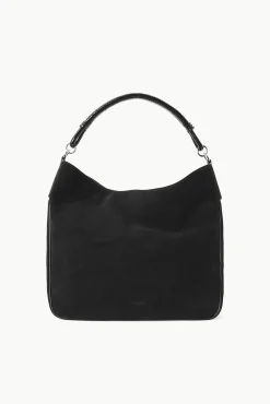 Shoulder|Totes<STAUD PERRY BAG SUEDE BLACK