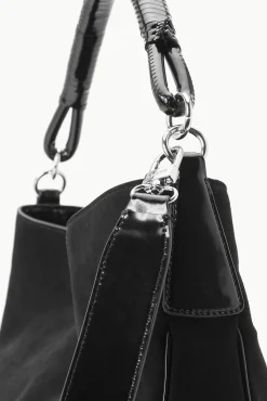 Shoulder|Totes<STAUD PERRY BAG SUEDE BLACK