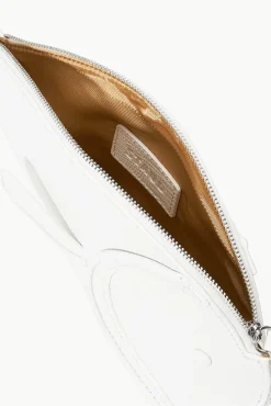 Clutches<STAUD PESCE LEATHER CLUTCH PAPER