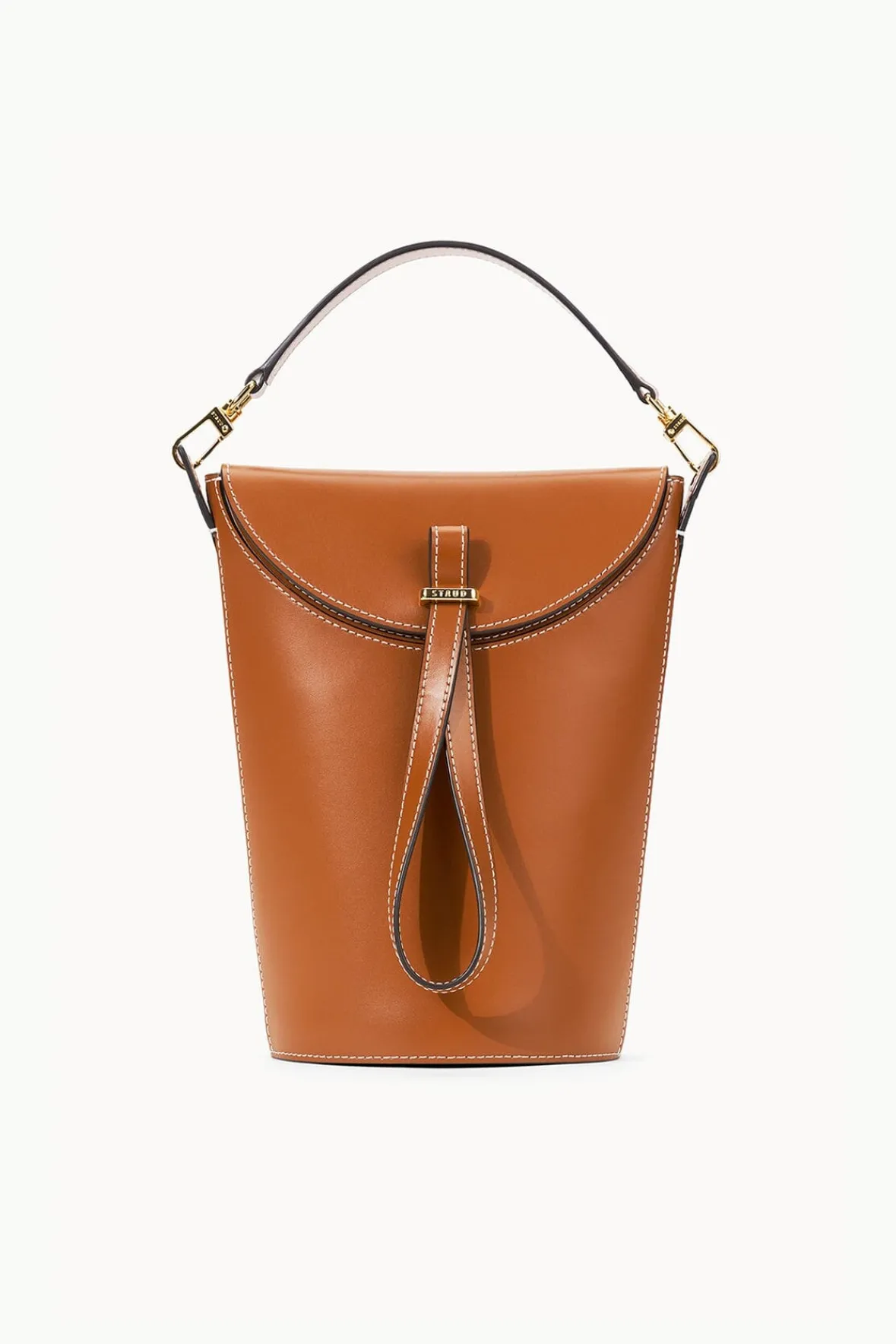 Bucket|Phoebe<STAUD PHOEBE CONVERTIBLE BUCKET BAG TAN