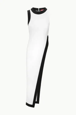 Cover-Ups<STAUD POINTER COVERUP TOP  WHITE BLACK WHITEBLACK