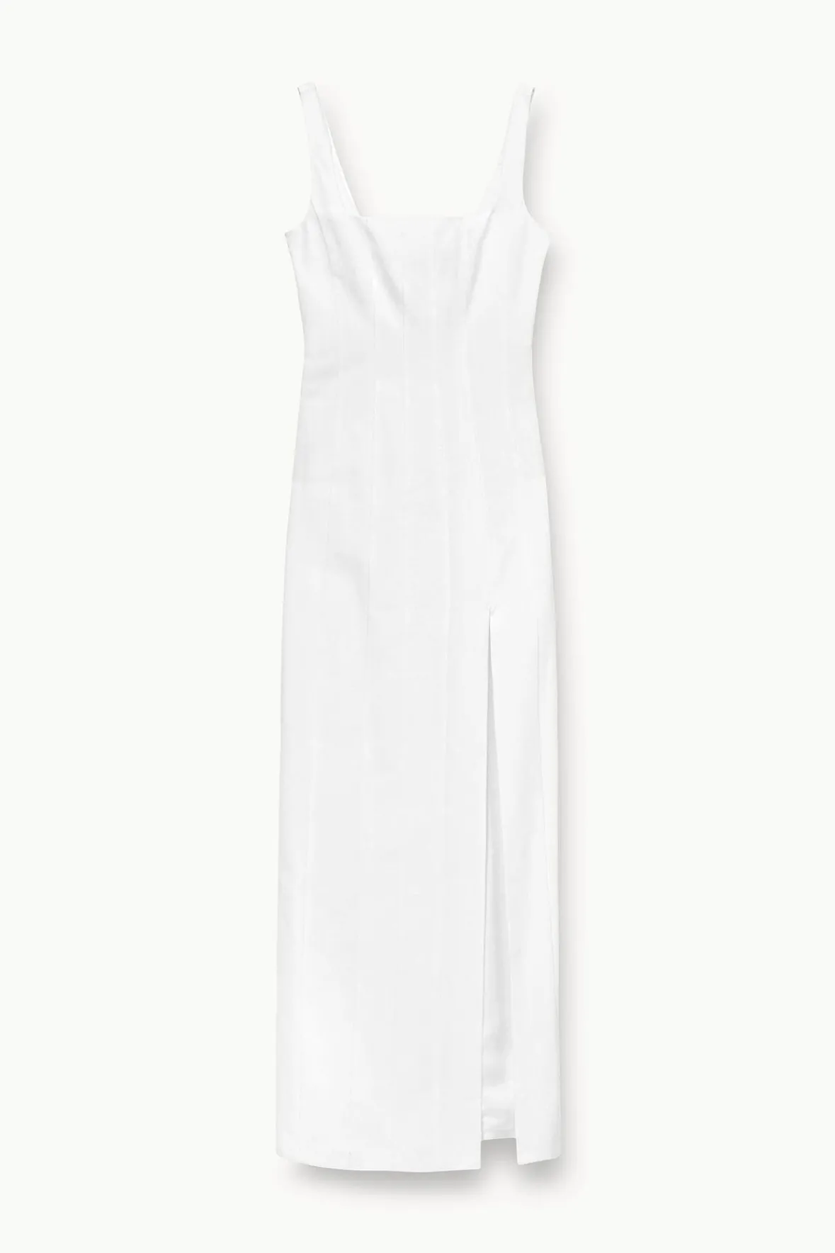 Dresses<STAUD PORTRAIT DRESS WHITE