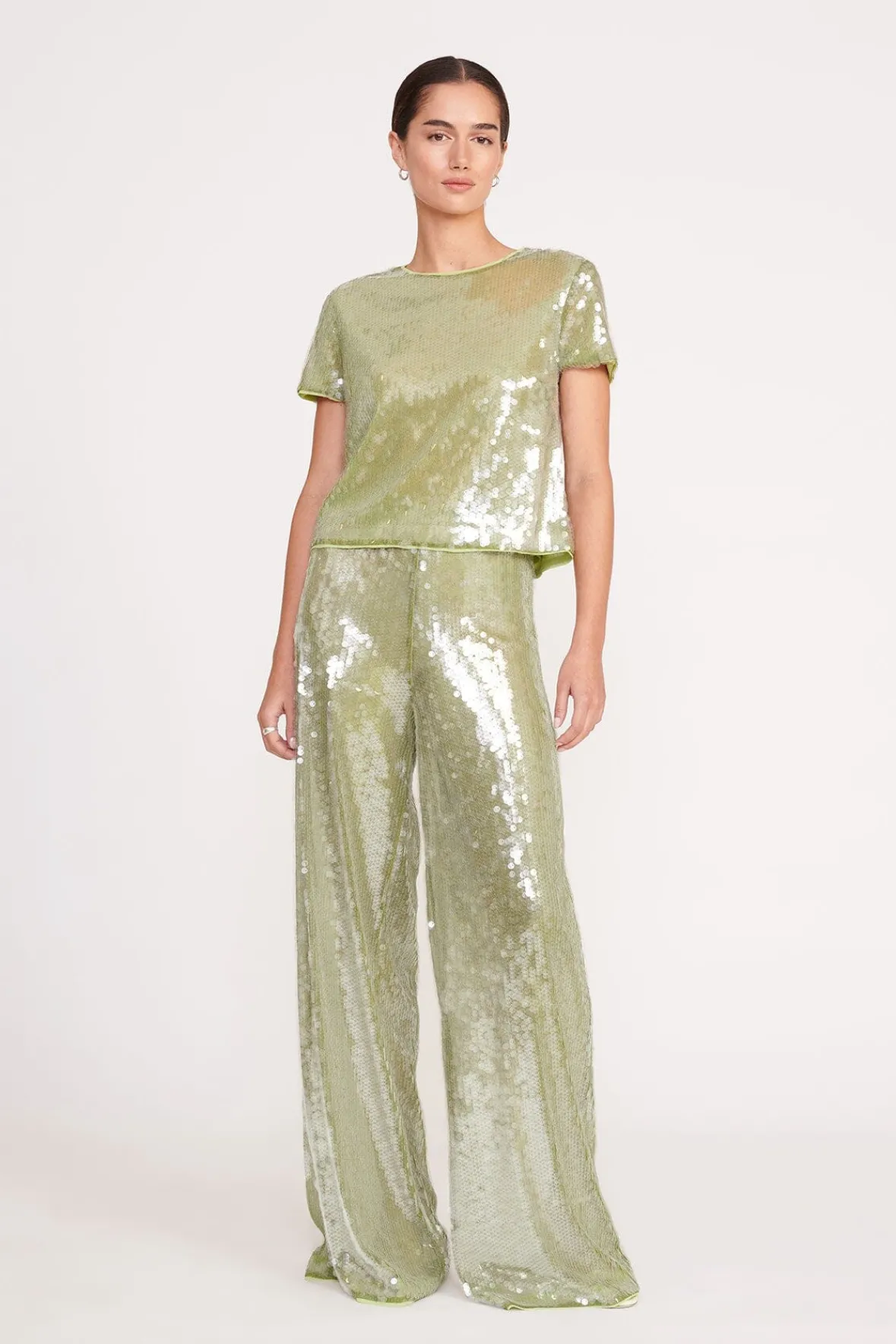 Tops<STAUD QUINCY TOP GARDEN MOSS GARDENMOSS