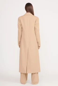 Essentials|Outerwear & Jackets<STAUD RALPH COAT CAMEL