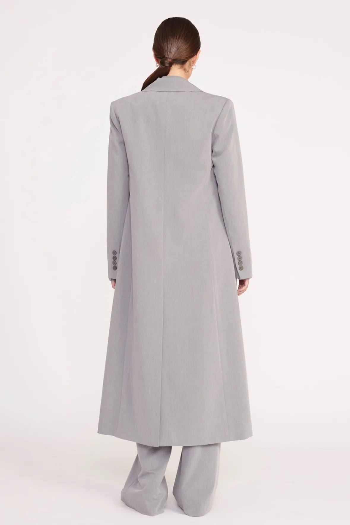 Essentials<STAUD RALPH COAT HEATHER GREY HEATHERGREY