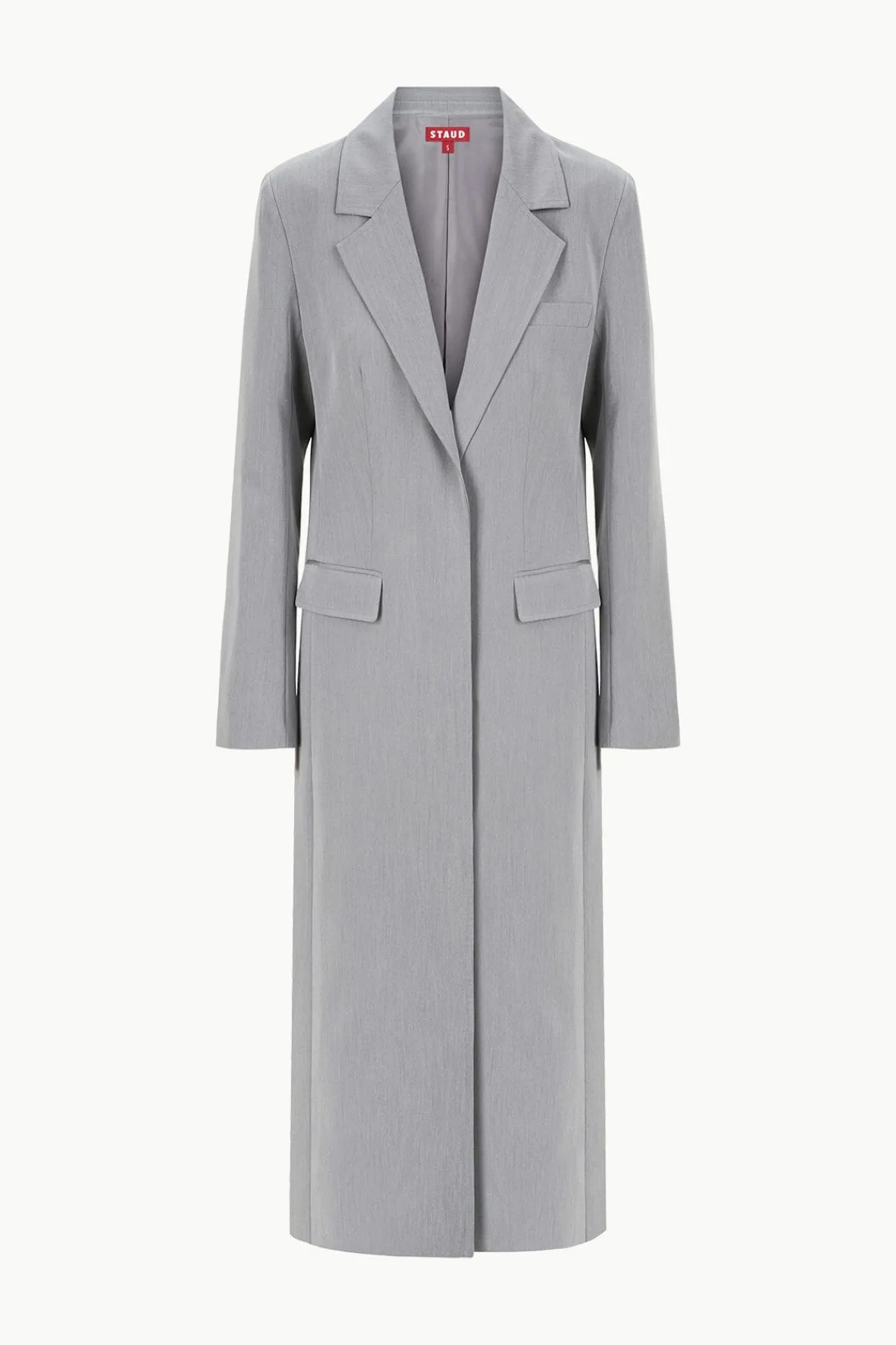 Essentials<STAUD RALPH COAT HEATHER GREY HEATHERGREY