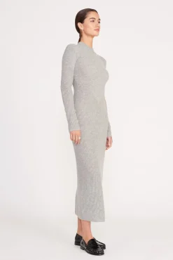 Best Sellers|Dresses<STAUD RAMONA DRESS  HEATHER GREY HEATHERGREY