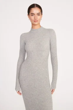 Best Sellers|Dresses<STAUD RAMONA DRESS  HEATHER GREY HEATHERGREY