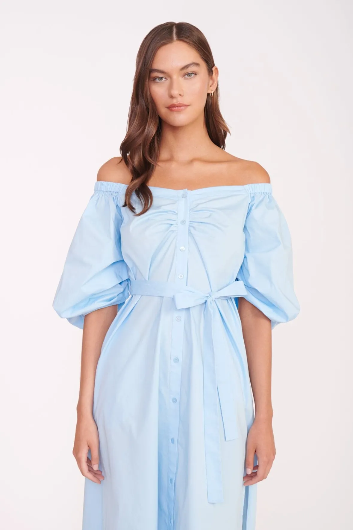 Poplin Shop<STAUD REESE DRESS FRENCH BLUE FRENCHBLUE