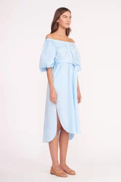 Poplin Shop<STAUD REESE DRESS FRENCH BLUE FRENCHBLUE