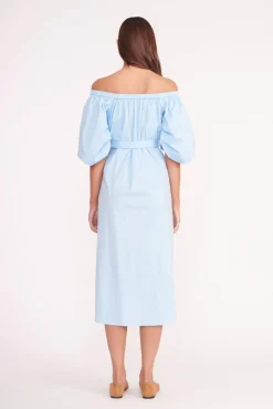 Poplin Shop<STAUD REESE DRESS FRENCH BLUE FRENCHBLUE