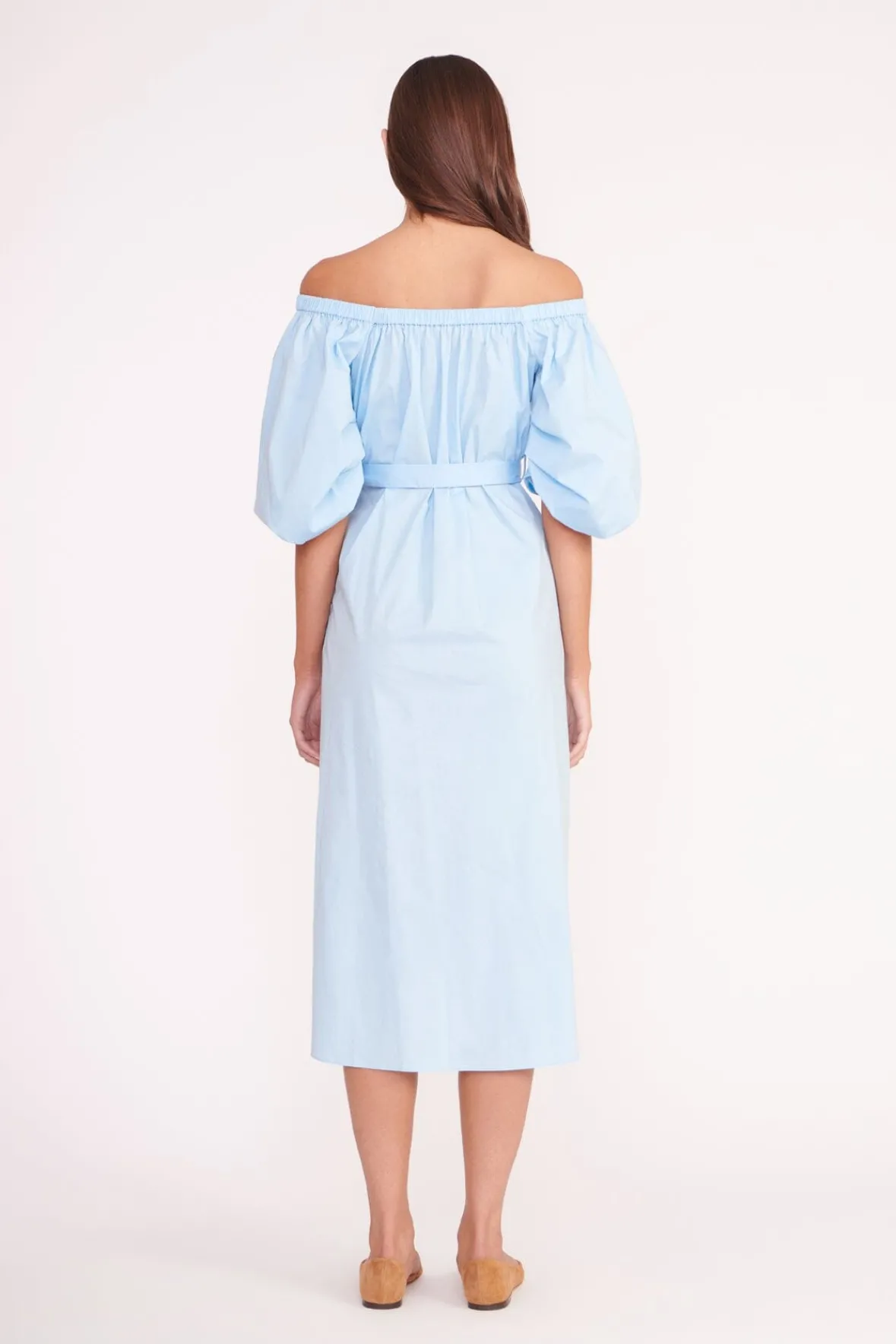 Poplin Shop<STAUD REESE DRESS FRENCH BLUE FRENCHBLUE