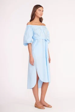Poplin Shop<STAUD REESE DRESS FRENCH BLUE FRENCHBLUE