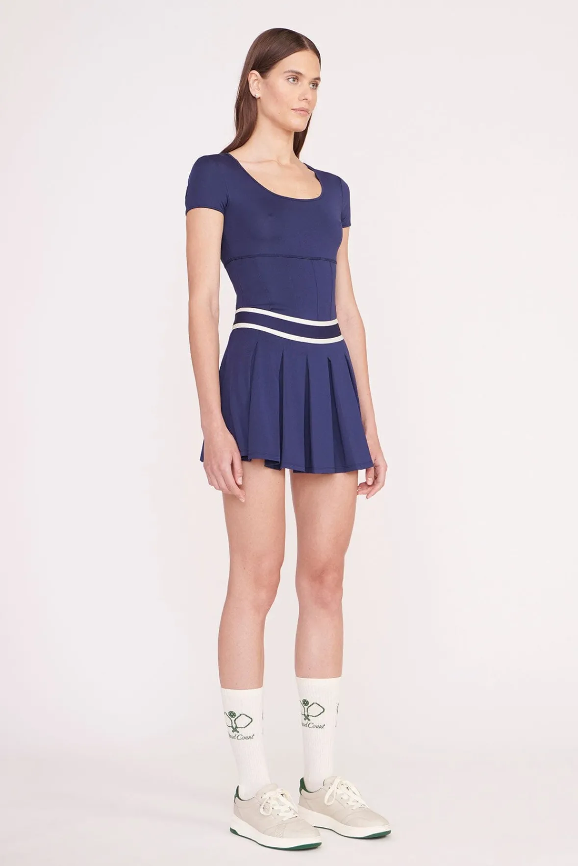 STAUD Court<STAUD REPLAY TOP NAVY