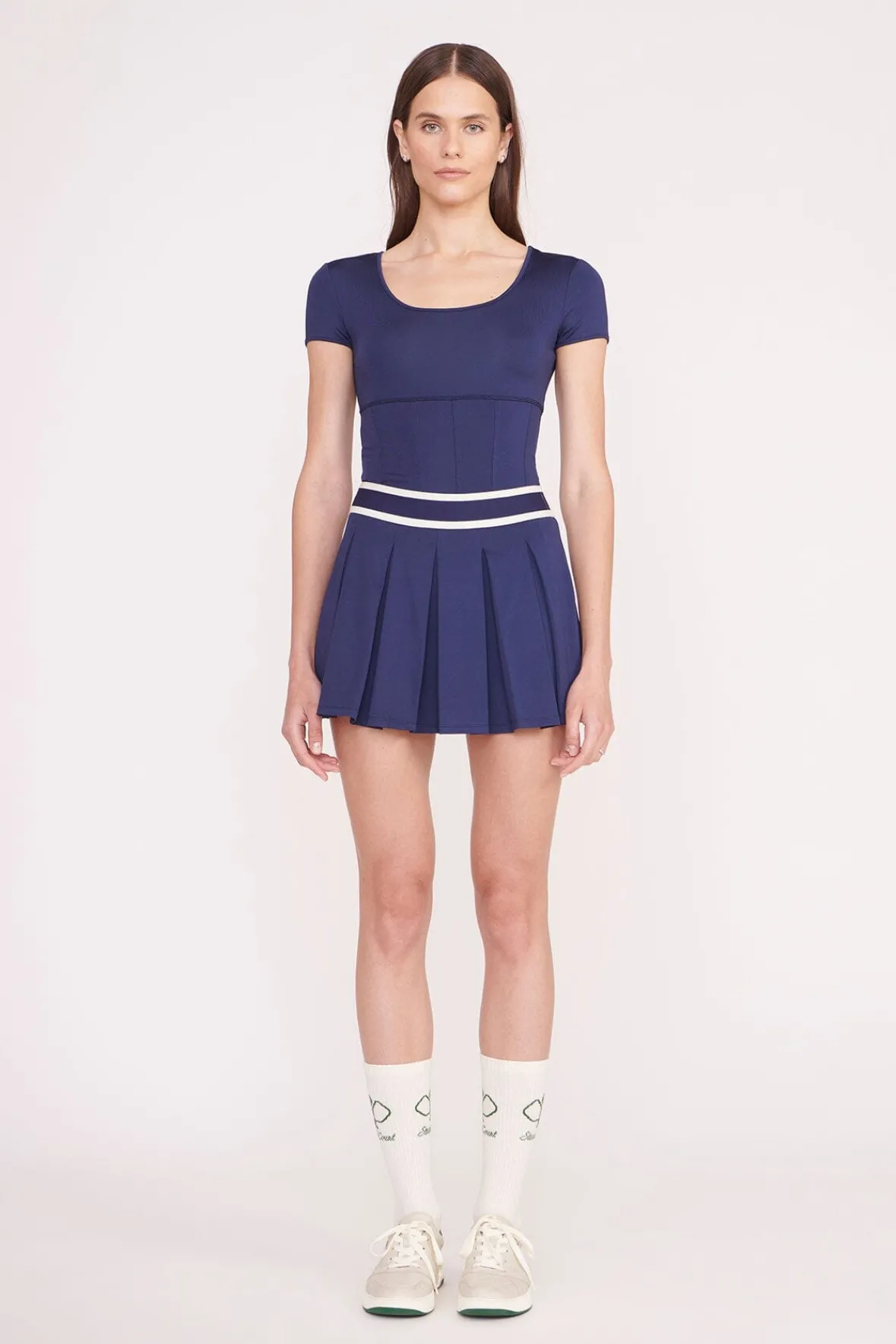 STAUD Court<STAUD REPLAY TOP NAVY