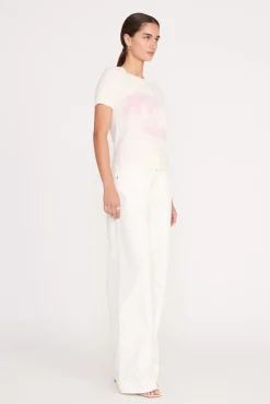 Knits<STAUD REYNA SWEATER  IVORY CHERRY BLOSSOM TOILE IVORYCHERRYBLOSSOMTOILE