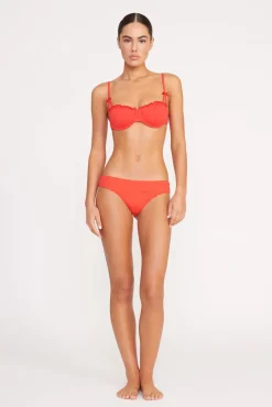 Bikinis<STAUD RHETT BIKINI TOP  RED ROSE REDROSE