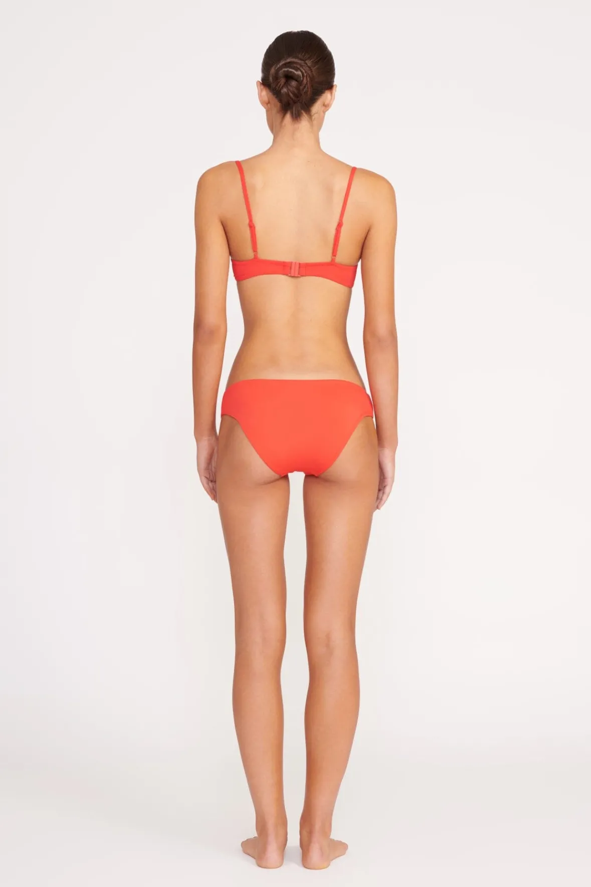 Bikinis<STAUD RHETT BIKINI TOP RED ROSE REDROSE