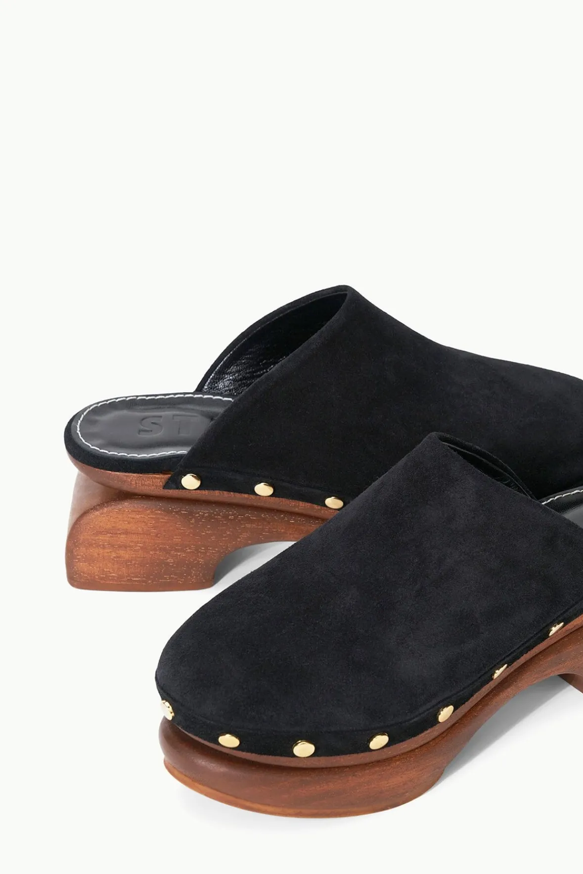 Mules & Flats<STAUD RHODES CLOG BLACK