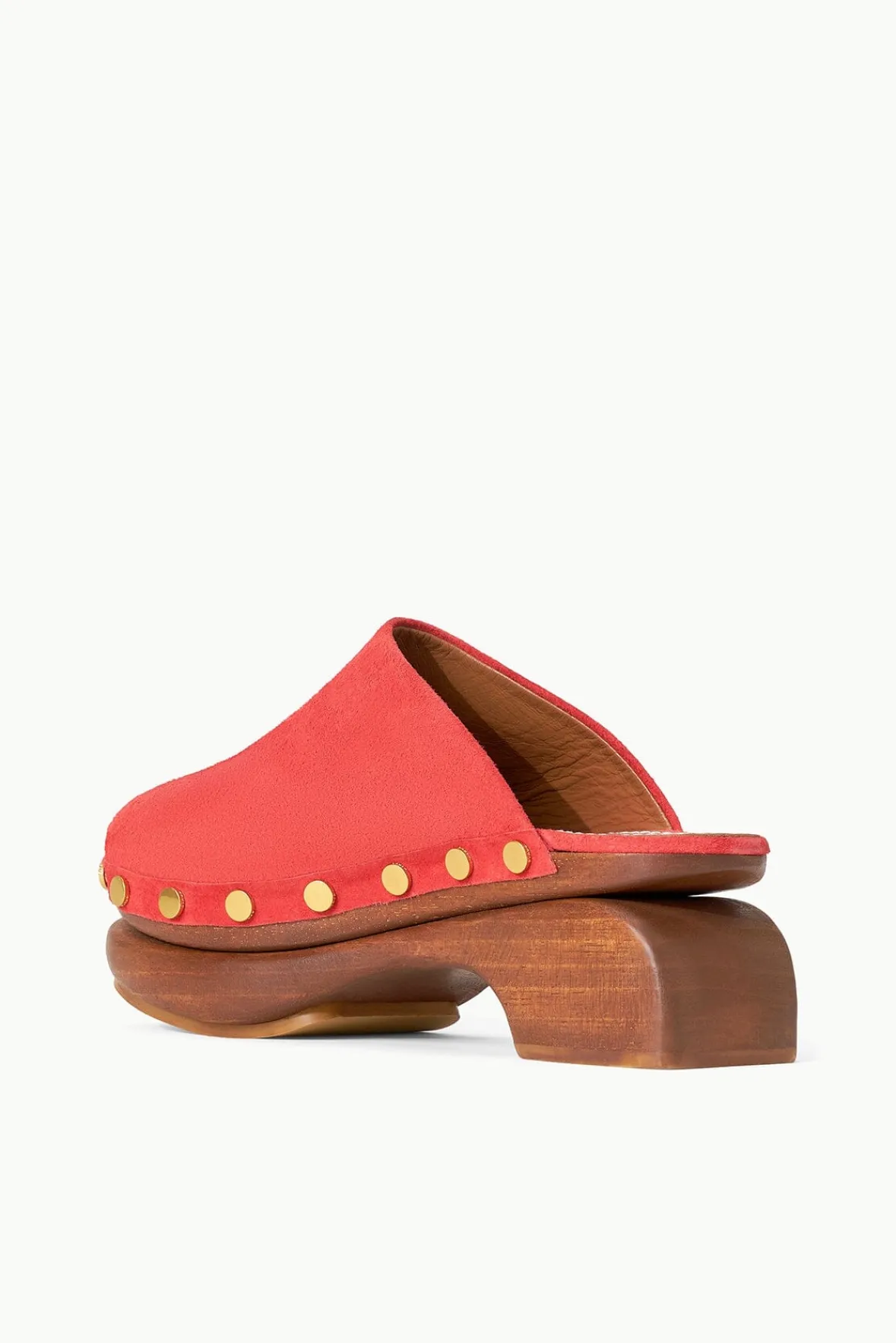 Mules & Flats<STAUD RHODES CLOG RED ROSE REDROSE
