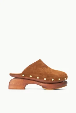Mules & Flats<STAUD RHODES CLOG   TAN