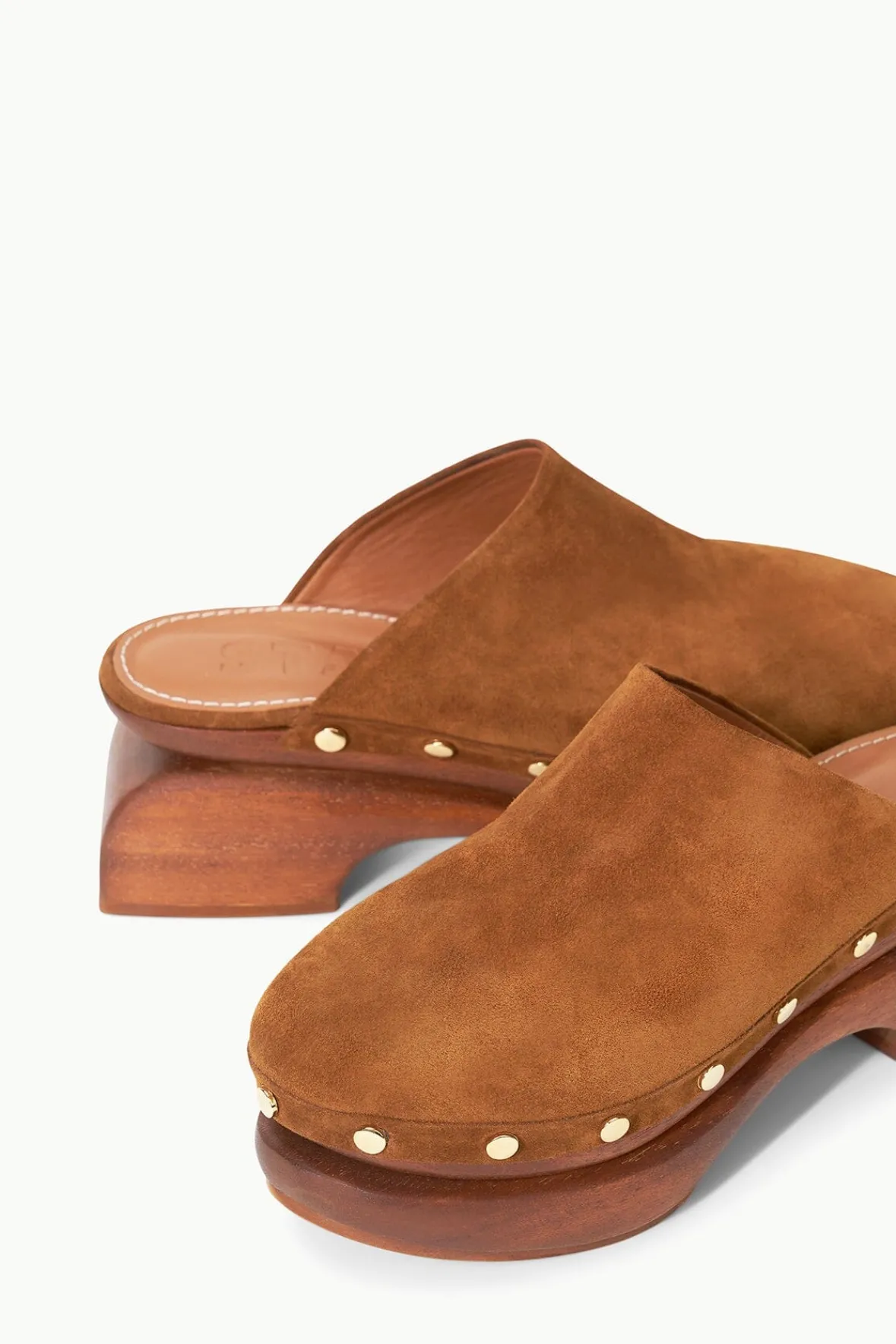 Mules & Flats<STAUD RHODES CLOG TAN