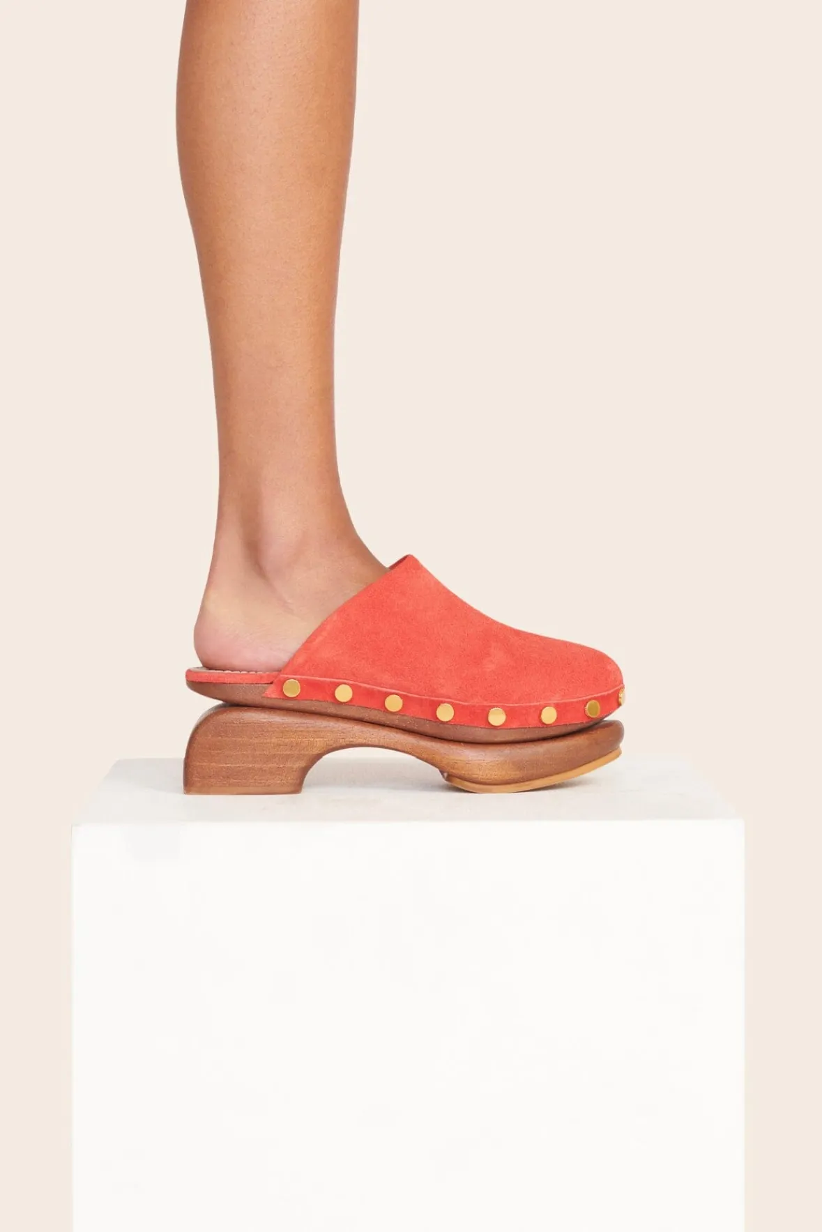 Mules & Flats<STAUD RHODES CLOG TAN