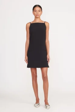 Dresses<STAUD RHYTHM DRESS BLACK