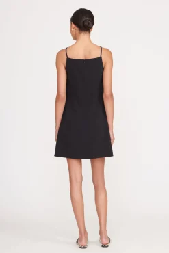 Dresses<STAUD RHYTHM DRESS   BLACK