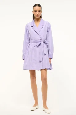 Outerwear & Jackets<STAUD RINA TRENCH   LILAC
