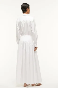 Poplin Shop|Dresses<STAUD ROCCO DRESS WHITE