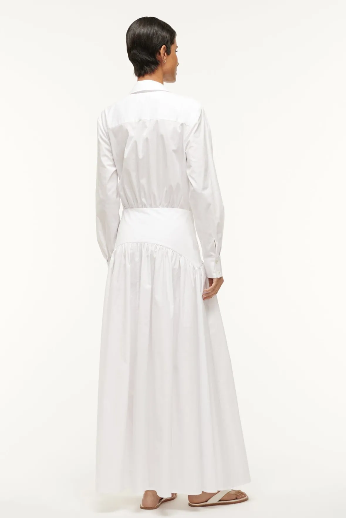 Poplin Shop|Dresses<STAUD ROCCO DRESS WHITE